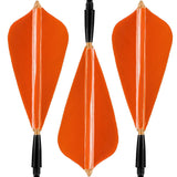 Designa Real Feather Dart Flights - Darrow - 2ba - Long Orange