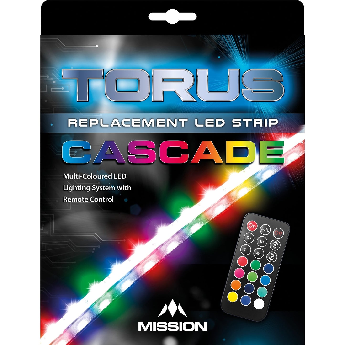 Mission Torus LED Replacement Light Strip - Cascade Colours + Remote