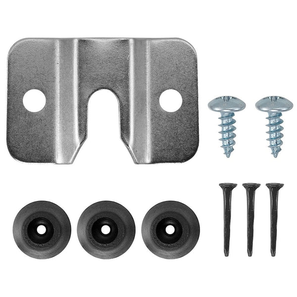 ZHIQIN Set van 2 dartbord-houders, wandophangbeugelset, schroeven, kit voor montagebeugel, wandbehang, draagbare dartbord-set