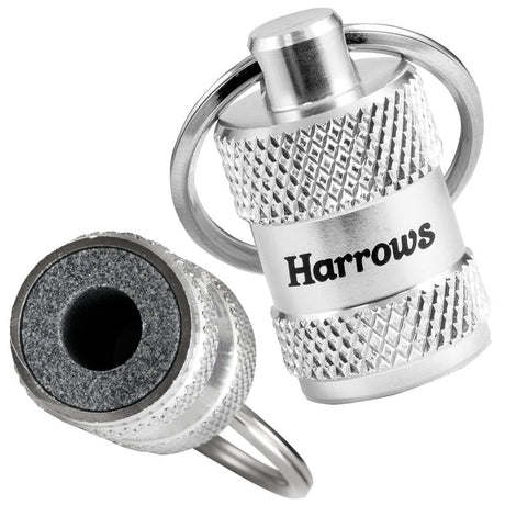 Harrows Dart Sharpener - Aluminium Keyring - Pro Sharpener