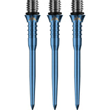 Mission Titan Pro Ti Conversion Points - Grooved - Solid Blue 34mm