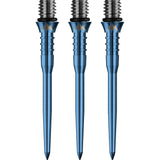 Mission Titan Pro Ti Conversion Points - Grooved - Solid Blue 34mm