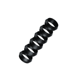 Harrows Pyramid Rings - Stem Spare Rings - Pack 6 - Black
