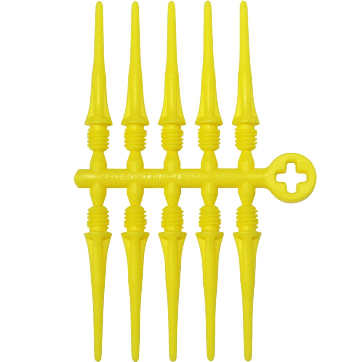Cosmo Fit Point Plus Soft Tip Dart Points - 50ct, 2BA Thread, Lime Green