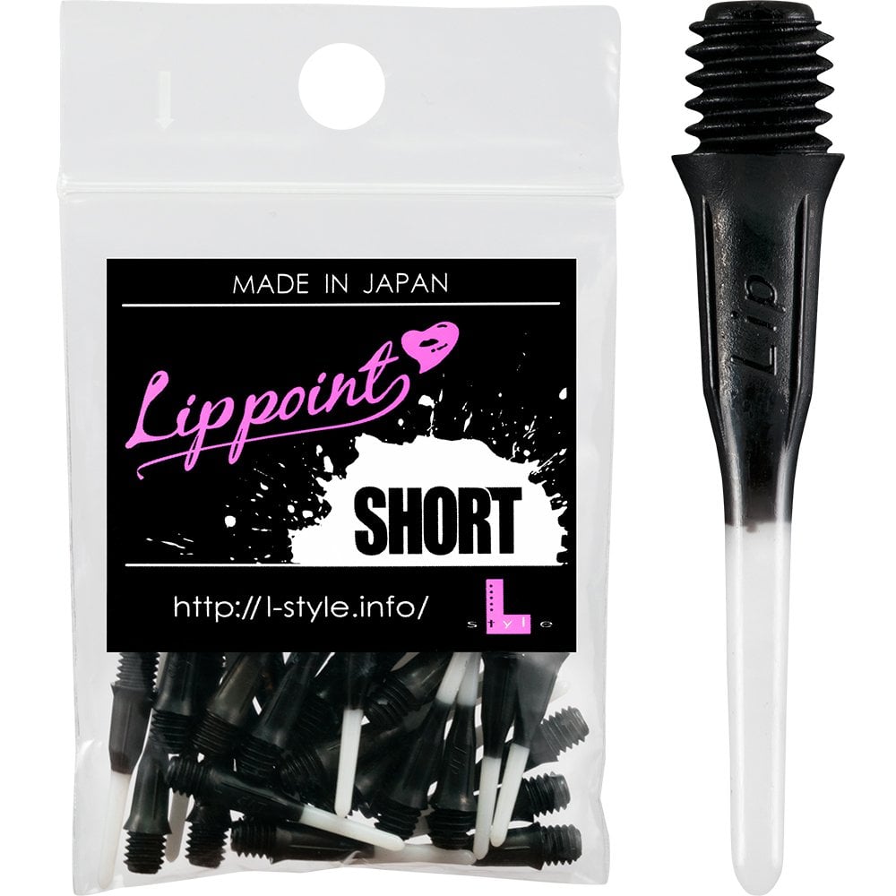 L-Style ShortLip - Two Tone - Spare Tips - 2ba - Pack 30 Black