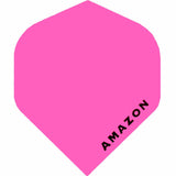 Amazon Dart Flights - Standard Shape - 100 Micron - Plain Pink