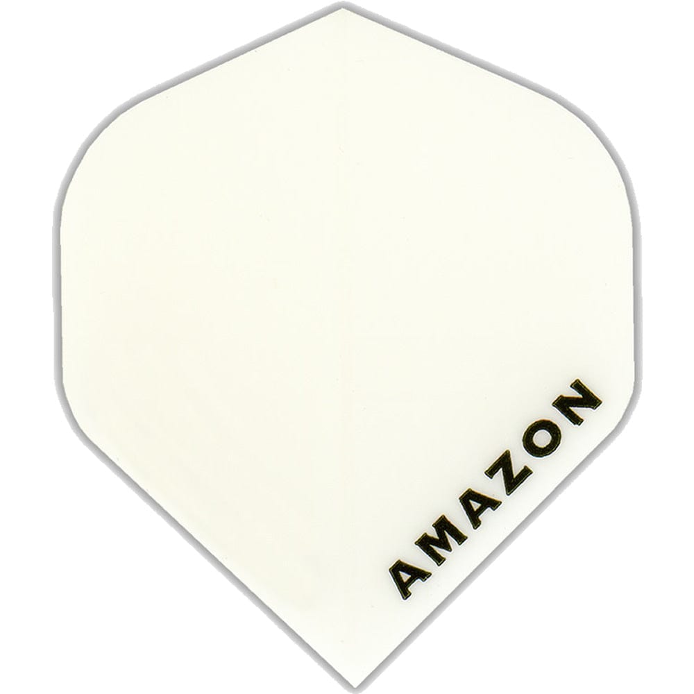 Amazon Dart Flights - Standard Shape - 100 Micron - Plain White