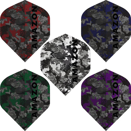 Amazon Dart Flights - 100 Micron - Std - No2 - Camo