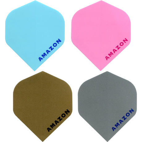 Amazon Dart Flights - Standard Shape - 100 Micron - Pastel