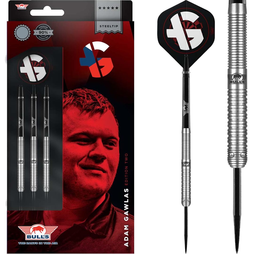 Bulls Adam Gawlas Darts - Steel Tip - 90% Tungsten - E2 - Natural 22g