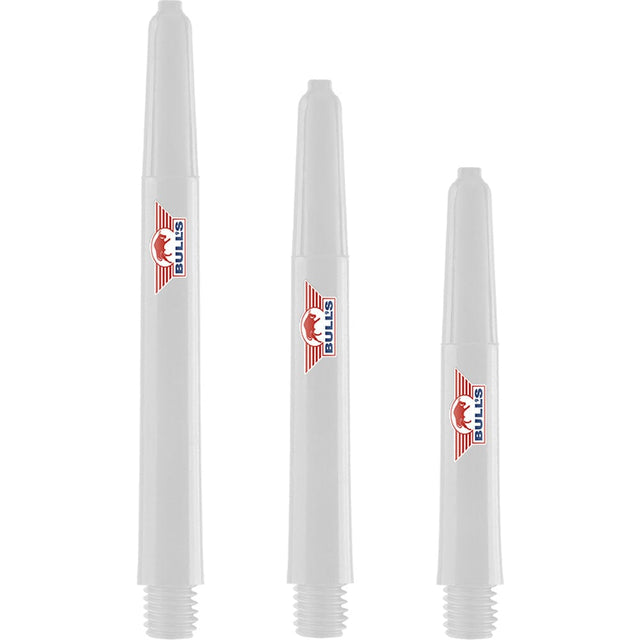 Bulls Airstriper Dart Shafts - Polycarbonate - White