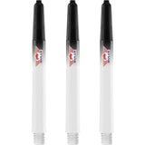 Bulls Airstriper Dart Shafts - Polycarbonate - Clear & Black Medium