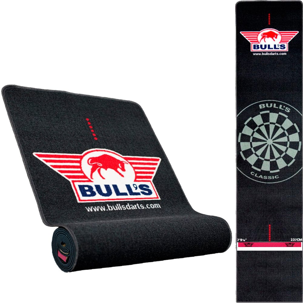Bull Shape Mat Bulls Carpet Dart Mat - 300cm X 65cm - Built-in Oche