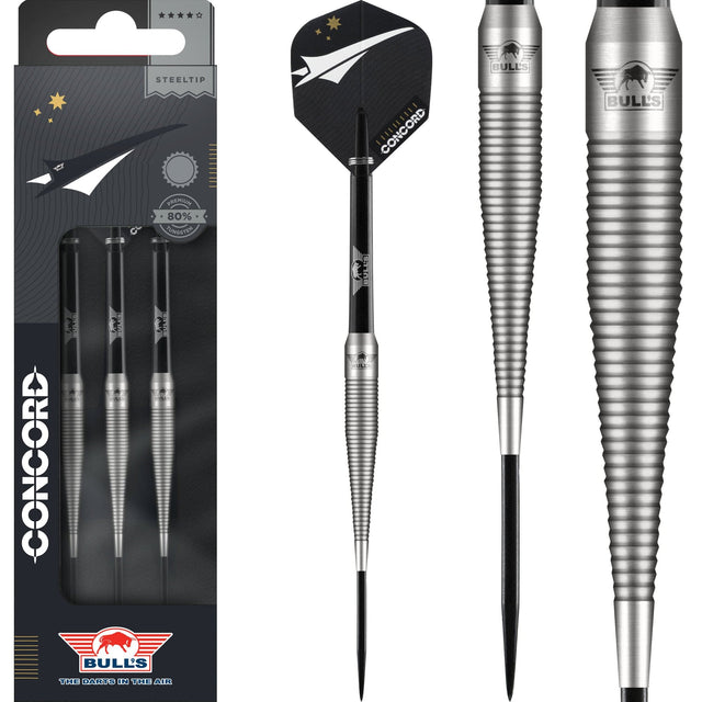 Bulls Concord Darts - Steel Tip - 80% 21g