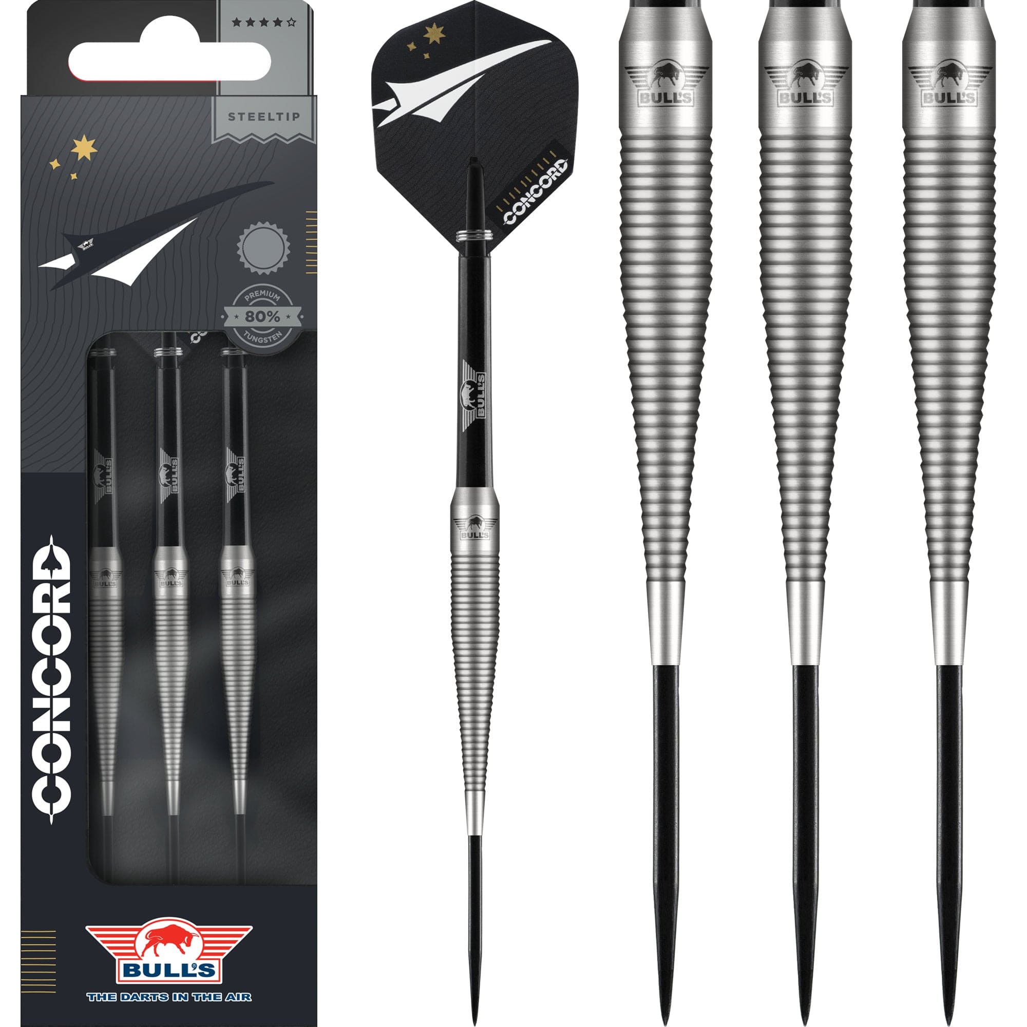 Bulls Concord Darts - Steel Tip - 80%
