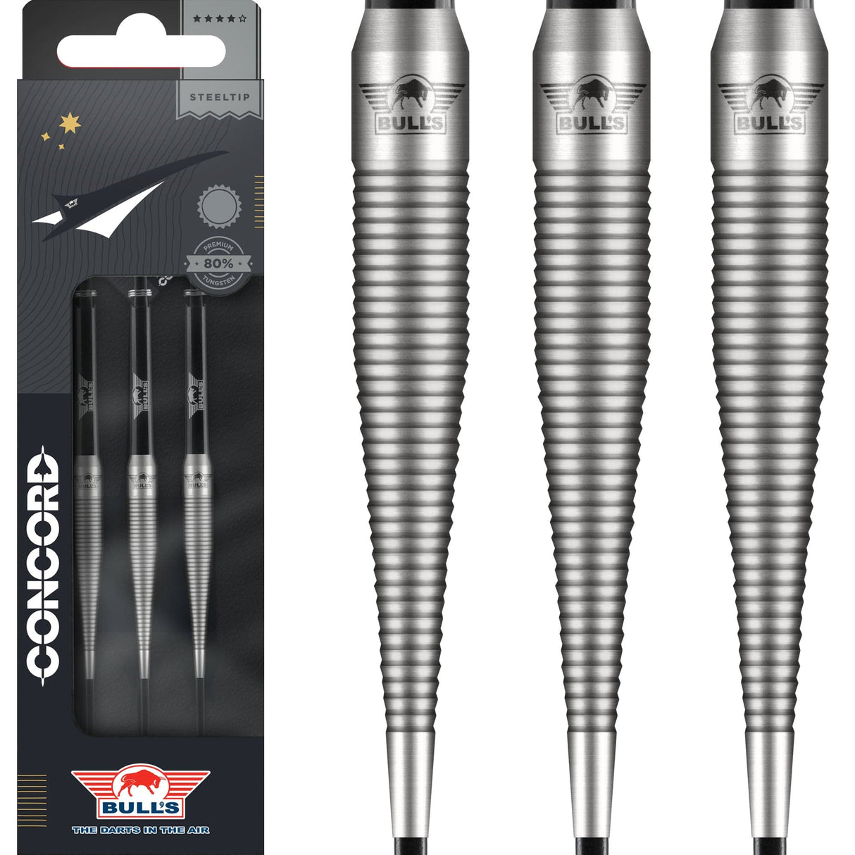 Bulls Concord Darts - Steel Tip - 80%