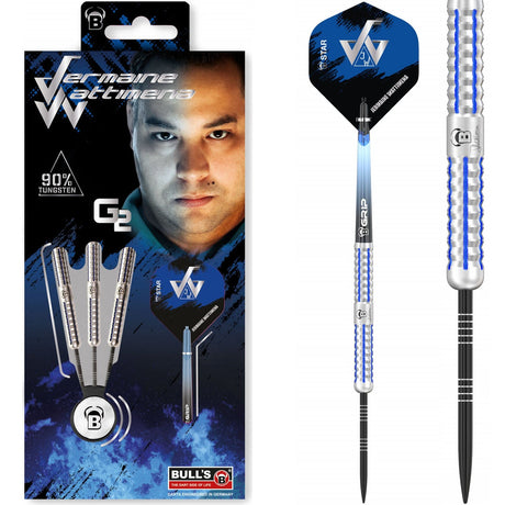 BULL'S Jermaine Wattimena Darts - Steel Tip - G2 - The Machine Gun 22g