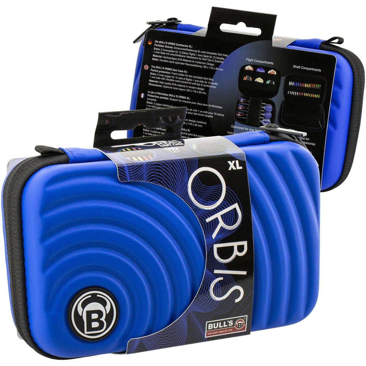 BULL'S Orbis Dart Case - Strong EVA Material - XL - Colours