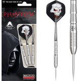 BULL'S Phantom PT4 Darts - Steel Tip - 80% Tungsten - Front Bomb 22g