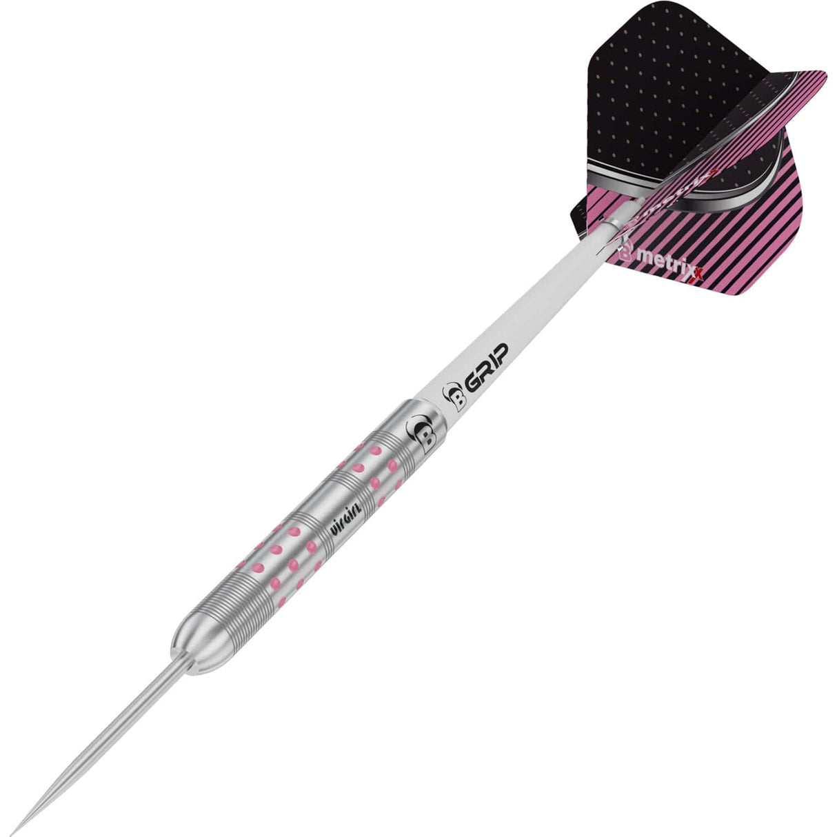 BULL'S Virgirl VR1 Darts - Steel Tip - 80% Tungsten - Dot Grip