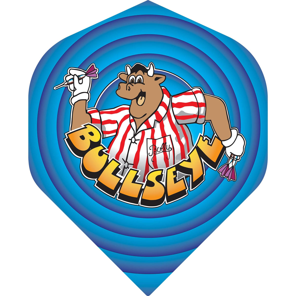 Bullseye Dart Flights No2 Std Bully Design Darts Corner USA