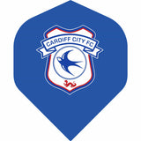 Cardiff City FC - Official Licensed - Dart Flights - No2 - Std - F1 - Crest