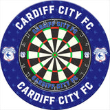 Cardiff City FC - Official Licensed - Dartboard Surround - S4 - Bluebird Crest