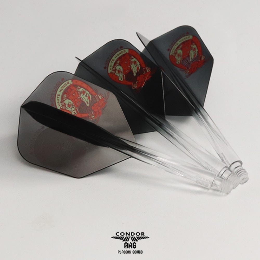 *Condor AXE Dart Flights Get Luck Horseshoe Gradient Small C