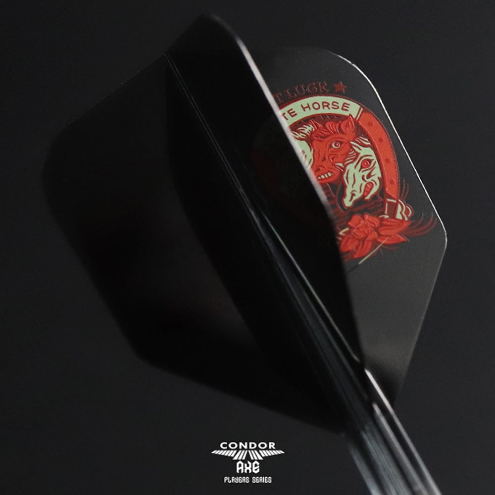 *Condor AXE Dart Flights Get Luck Horseshoe Gradient Small C