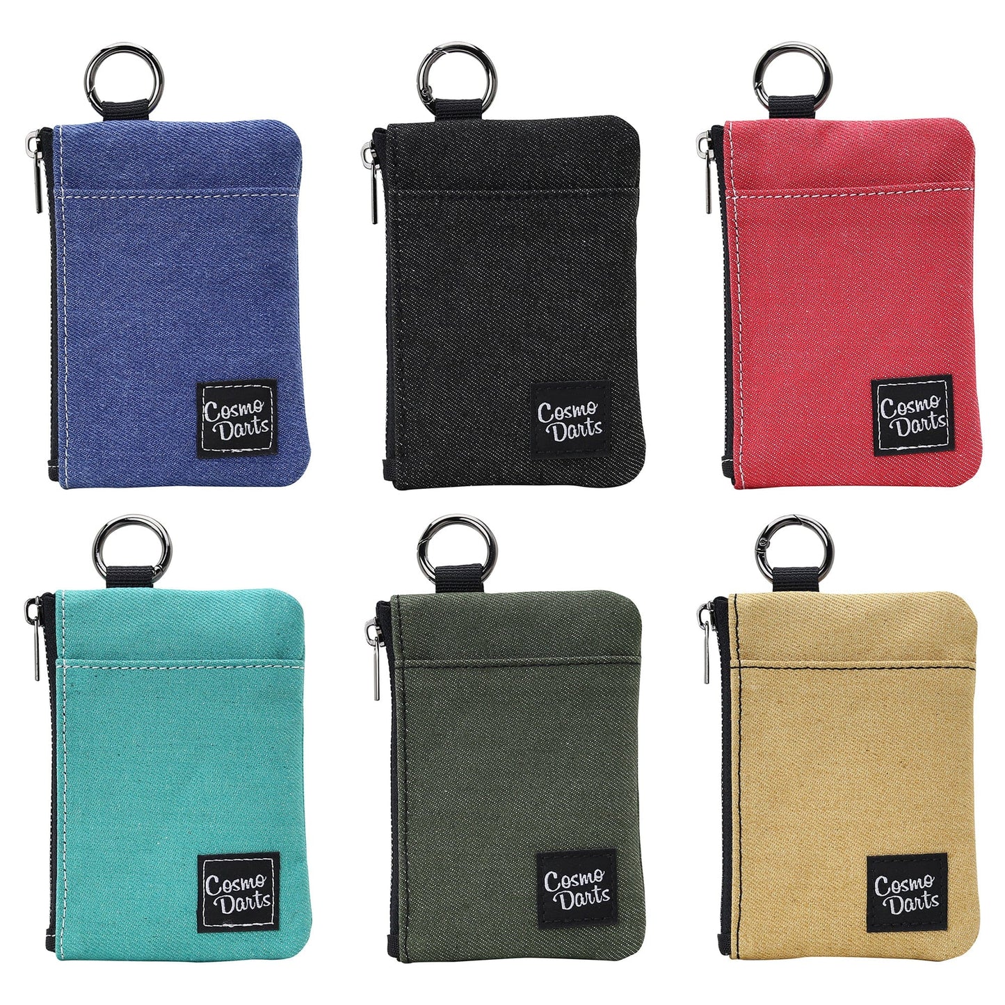 Cosmo Darts Multi Pouch Dart Case Holder Denim