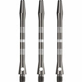 Designa Multiline Aluminium Shafts - Regrooved - Gun Metal Long