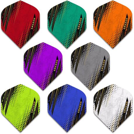 Amazon Oro Dart Flights - No2 - Std - Black