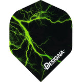 Designa Lightning Strike Dart Flights - Extra Strong - Std Green