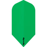 Dart Flights - Poly Plain Original - Slim Green