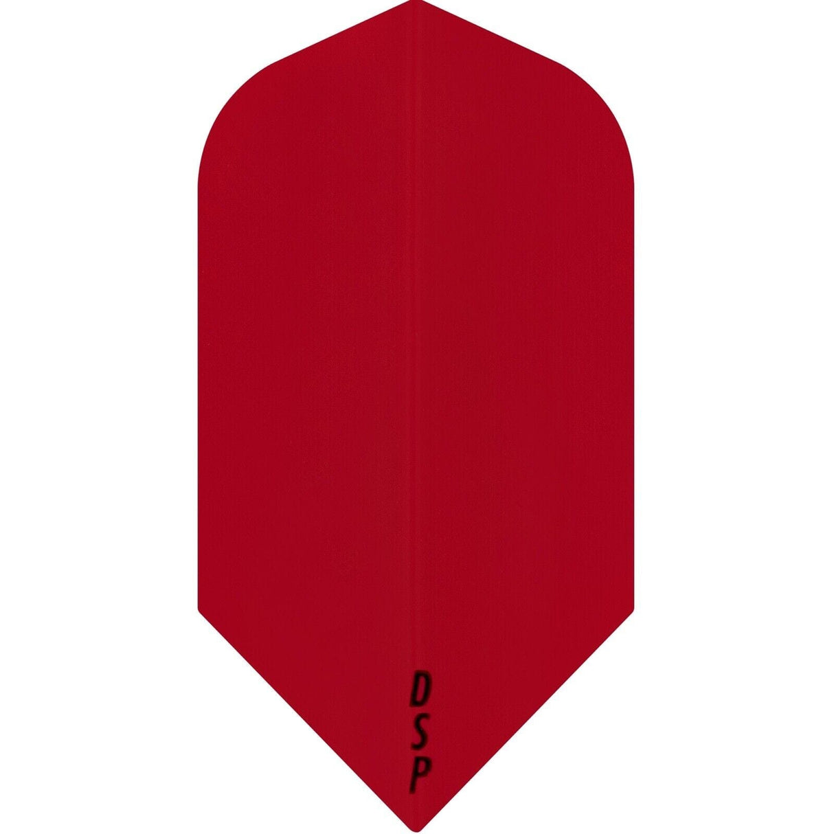 Dart Flights - Poly Plain Original - Slim Red