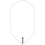 Dart Flights - Poly Plain Original - Slim Clear