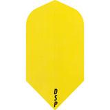 Dart Flights - Poly Plain Original - Slim Yellow