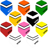 Dart Flights - V180 Transparent - Chevron - Std