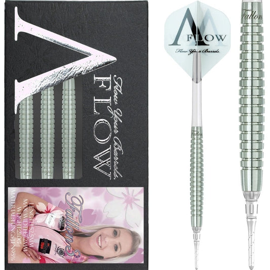 Dynasty Darts - Black Line - Soft Tip - Fallon Sherrock - Natural 21g