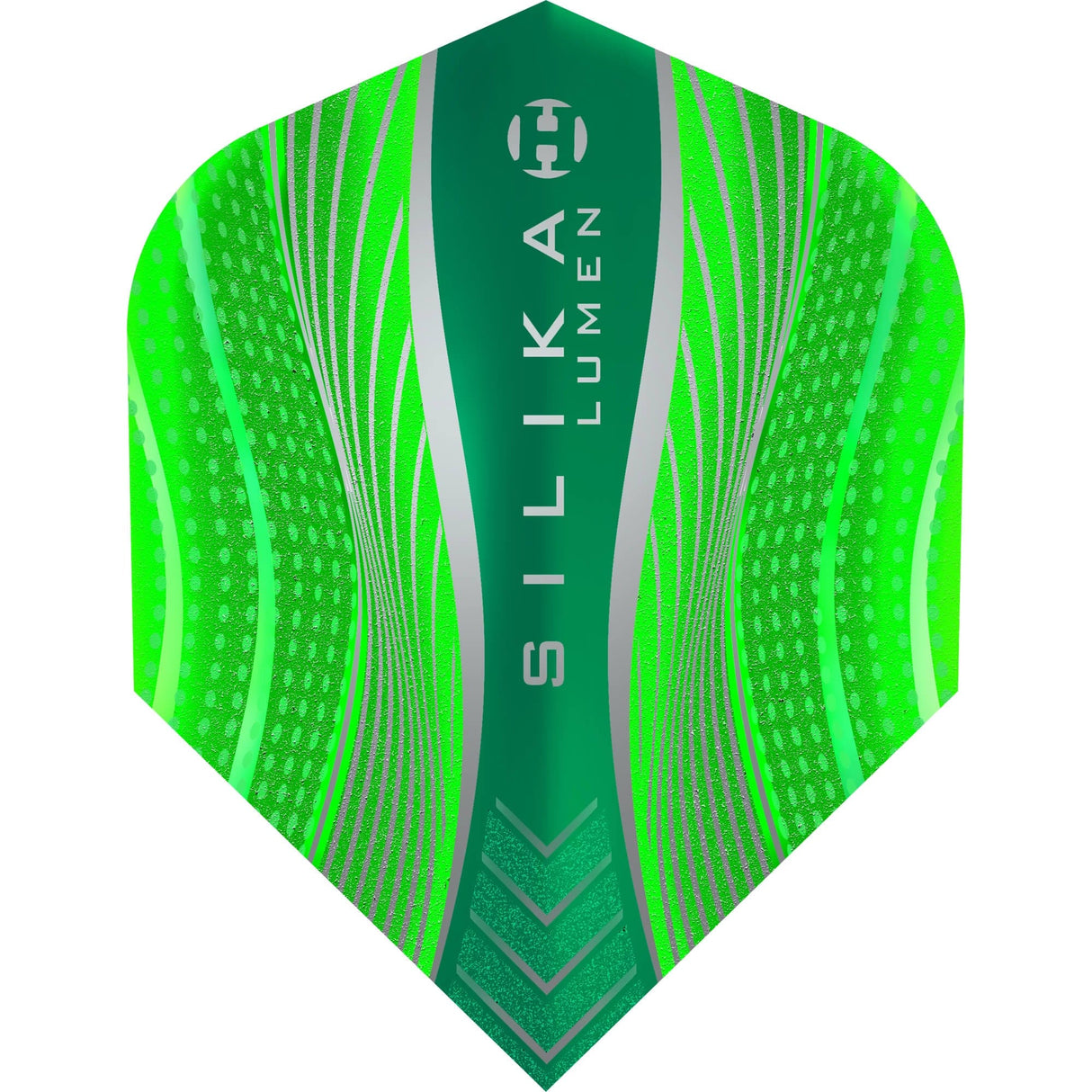 Harrows Silika Lumen Dart Flights - No6 - Std Green