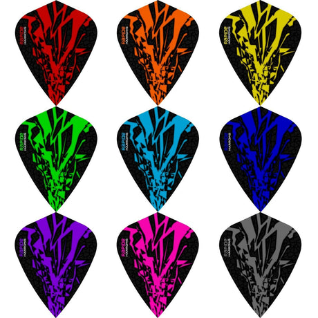 Harrows Rapide X Dart Flights - Kite Shape - Rapide-X