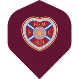 Heart of Midlothian FC - Official Licensed - Hearts - Dart Flights - No2 - Std - F1 - Crest