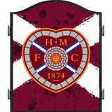 Heart of Midlothian FC - Official Licensed - Hearts - Dartboard Cabinet - C2 - Saltire Crest
