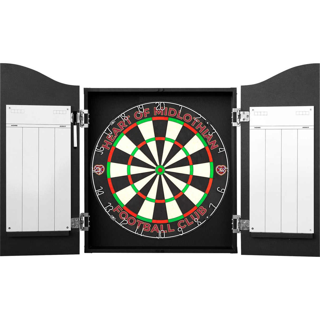 Heart of Midlothian FC - Official Licensed - Hearts - Dartboard Cabinet - C2 - Saltire Crest
