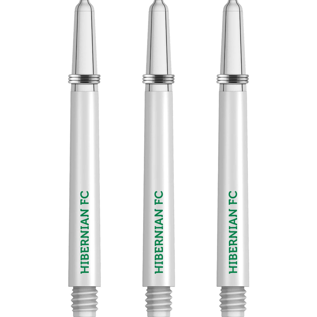 Hibernian FC - Official Licensed - Nylon Stems - Dart Shafts with Springs - White Medium