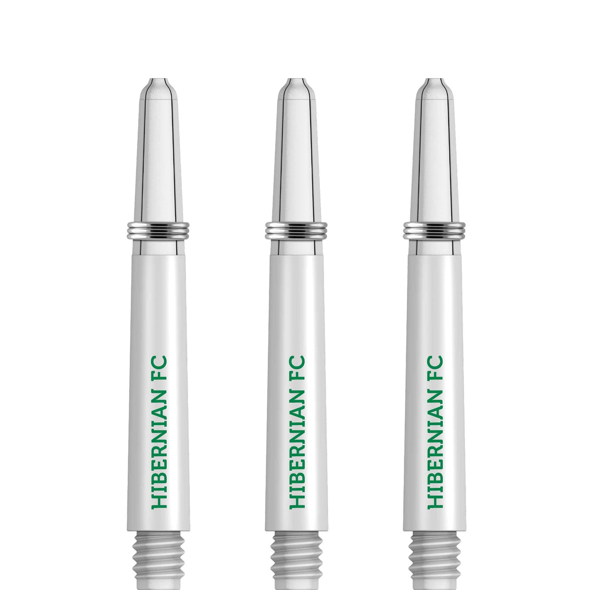 Hibernian FC - Official Licensed - Nylon Stems - Dart Shafts with Springs - White Tweenie
