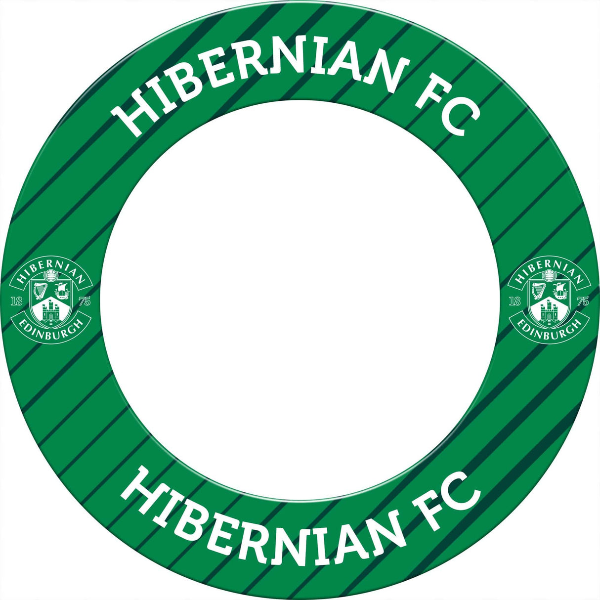 Hibernian FC - Official Licensed - Dartboard Surround - S1 - Stripe Crest