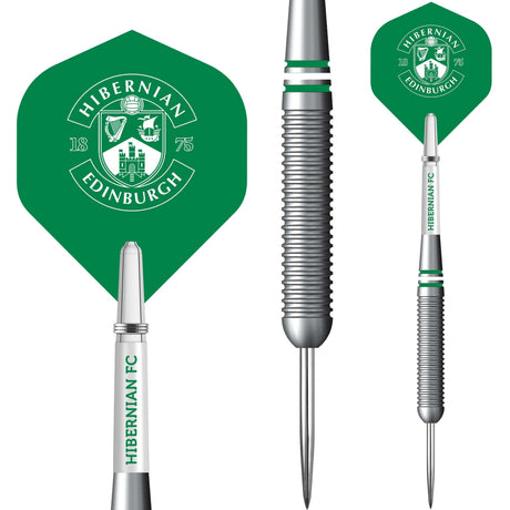 Hibernian FC - Official Licensed - Steel Tip Darts - Brass - 22g 22g