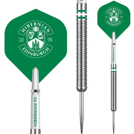 Hibernian FC - Official Licensed - Steel Tip Darts - Tungsten - 24g 24g