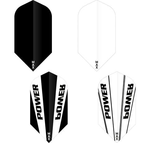 McCoy Power Max Dart Flights - 150 Micron - Slim - Solid